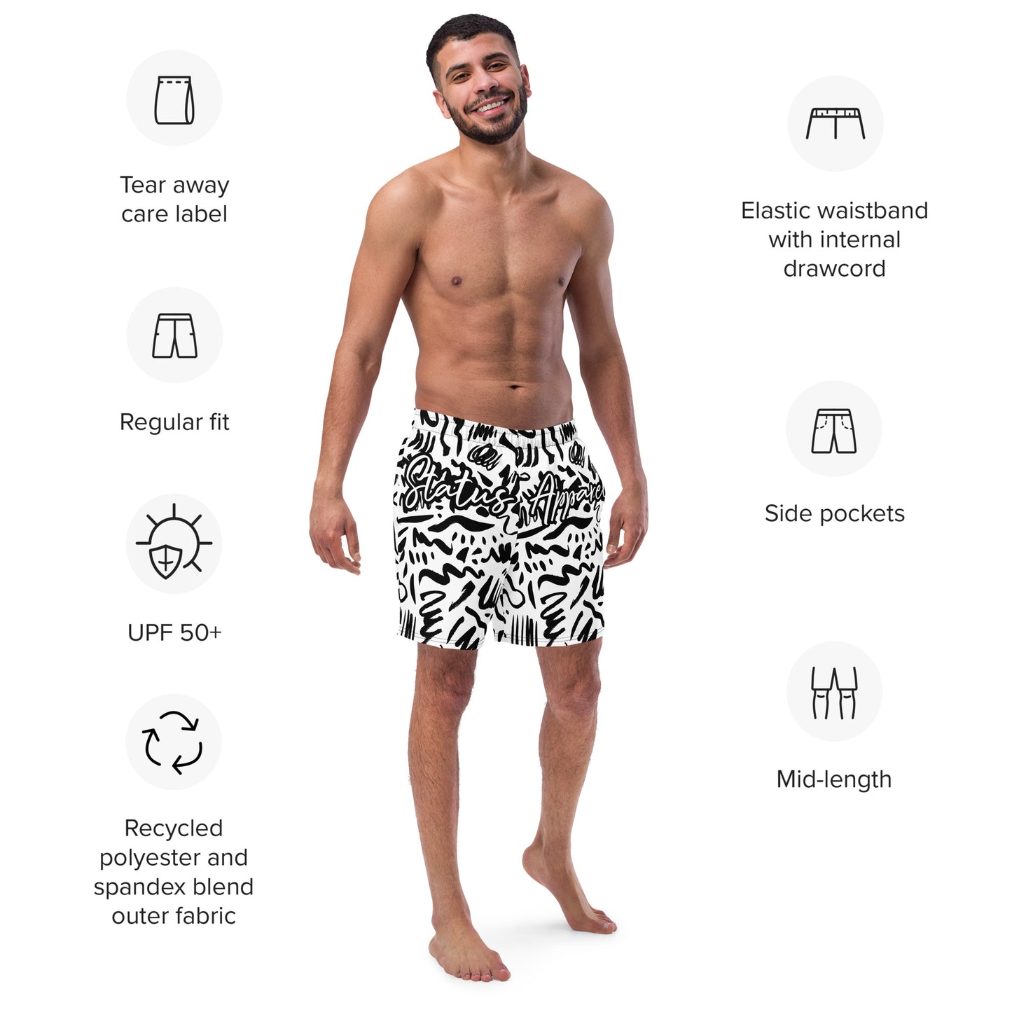 Men's swim trunks