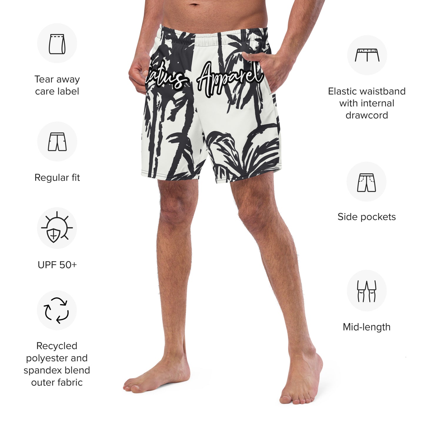 Men's swim trunks