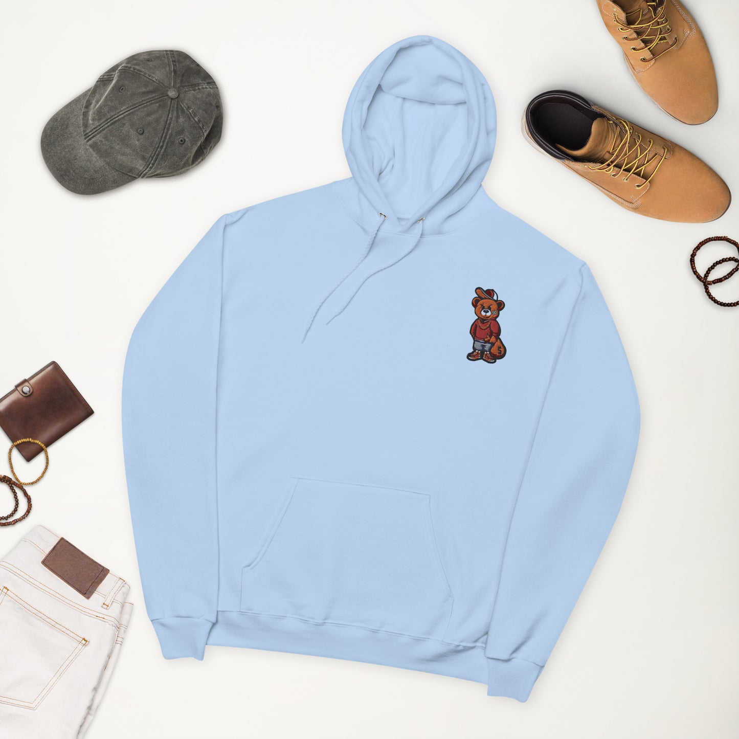 Status bear stitch hoodie