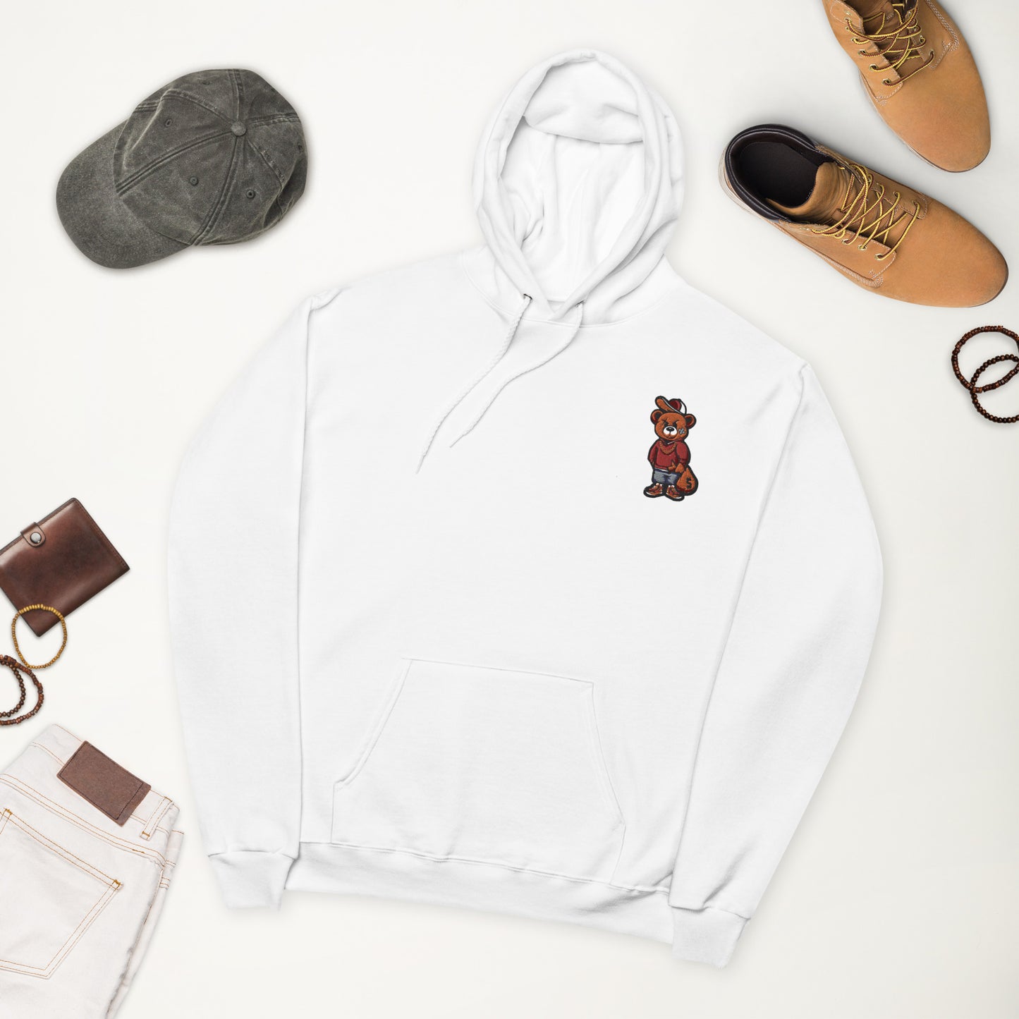 Status bear stitch hoodie